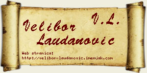 Velibor Laudanović vizit kartica